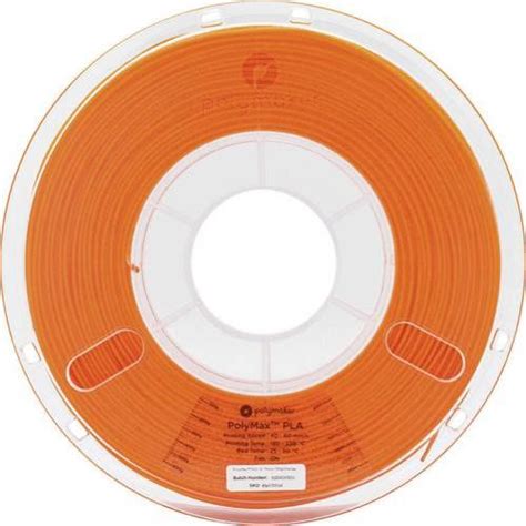 Polymaker 70158 PolyMax Filament PLA 2 85 Mm 750 G Orange PolyMax 1 Pc