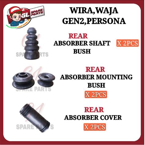 ABSORBER BUSH KIT REAR SET PROTON WIRA WAJA GEN2 PERSONA ABSORBER