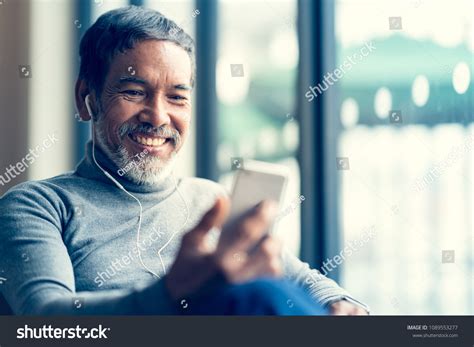 Portrait Smiling Attractive Mature Man Retired Stock Photo Shutterstock