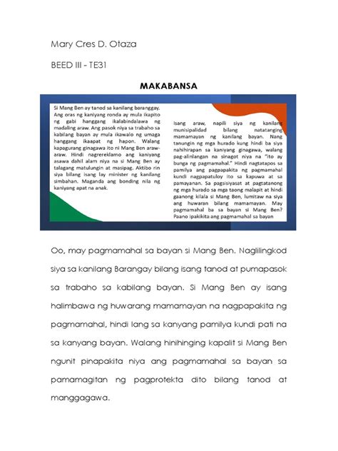 MAKABANSA | PDF