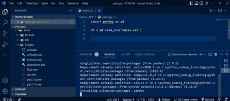 Setup A Virtual Environment With Visual Studio Code In Python Be On