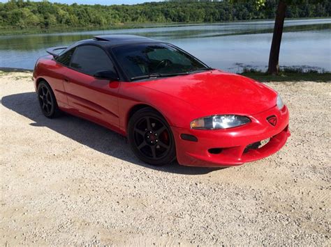 Eagle Talon 98 Eclipse Mitsubishi TSI Red Black Mitsubishi Eclipse