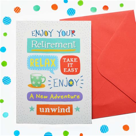 Just To Say Retirement Garlanna Greeting Cards