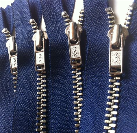 Metal Zippers Inch Closed Bottom Ykk Nickel Teeth Zips