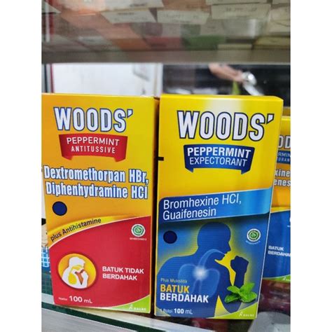 Jual Woods Obat Batuk Berdahak Dan Tidak Berdahak Ml Ml Shopee