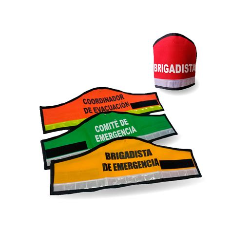 BRAZALETE BRIGADISTA EMERGENCIA CON REFLECTIVO Cedicol