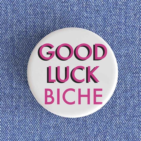 Good Luck Biche Badgemagnet Nowstalgia