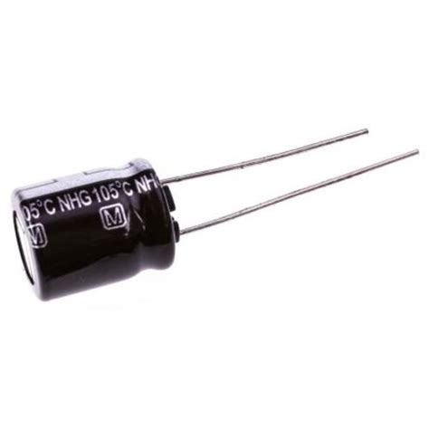 Panasonic 3 3 µF 400 Vdc Aluminum Electrolytic Capacitor 20 Through