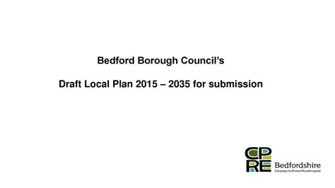 Bedford Borough Councils Draft Local Plan 2015 2035 For Submission Ppt Download