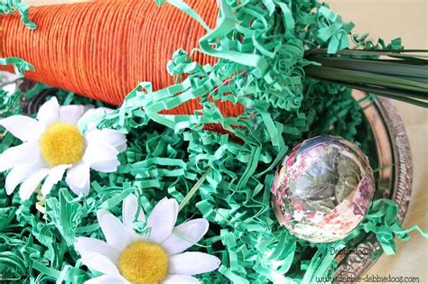 Spring Carrot Craft With Rit Dye And Twine