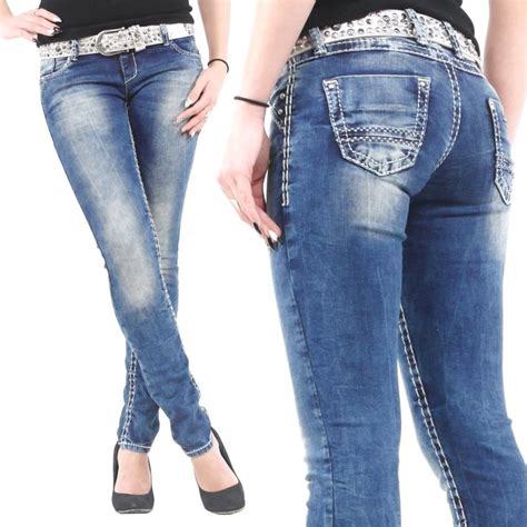 Stylische Damen Jeans Cipo Baxx Damen Jeans Cbw Mit Stretch