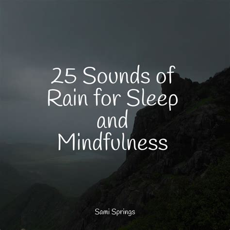 Sounds Of Rain For Sleep And Mindfulness Album By Relajantes