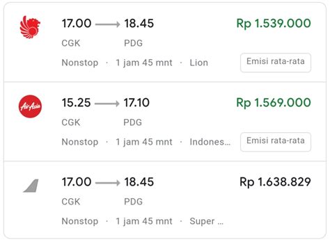 Jelang Idul Adha Harga Tiket Pesawat Jakarta Padang Melejit Tembus