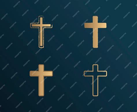 Premium Vector Christians Cross