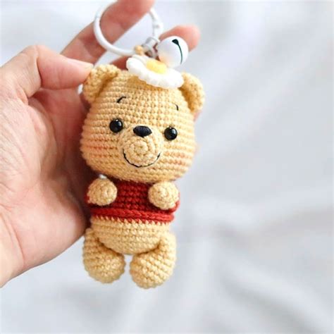 Receita Chaveiro Pooh Amigurumi Amigur Receitas Amigurumi