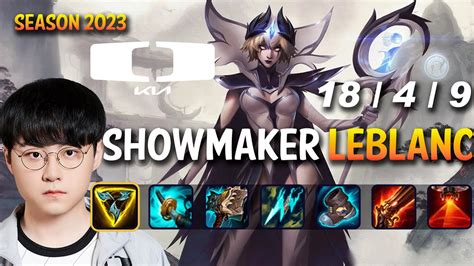 Dk Showmaker Leblanc Vs Sylas Mid Patch Kr Ranked Youtube