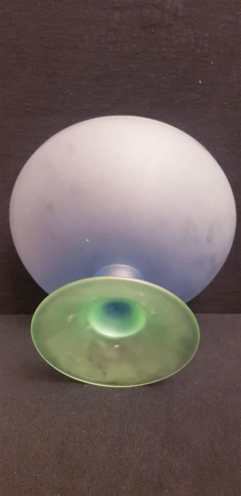 Antique Art Deco French Satin Frosted Glass Bowl For Sale At 1stdibs