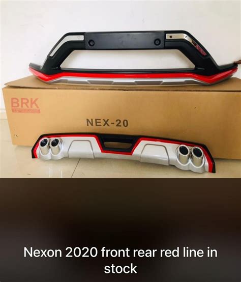 Black ABS Nexon 2020 Front And Rear Bumper For Car At Rs 8500 Piece In