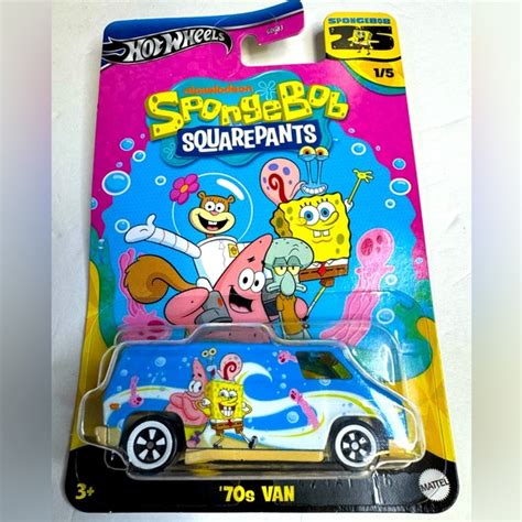 Mattel Other Hot Wheels Spongebob Squarepants 25th Years 7s Van 5 Poshmark