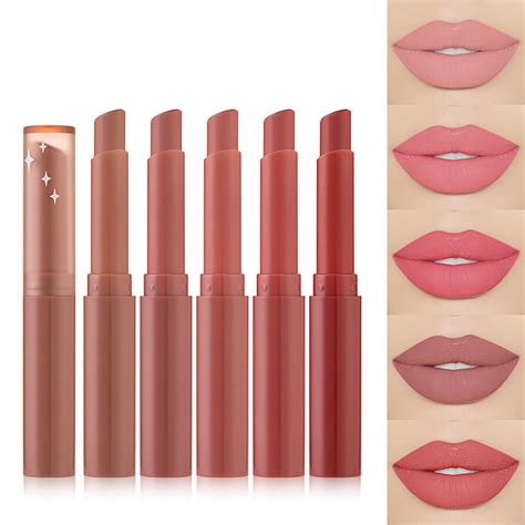 Velvet Matte Lipstick Crayon 24 Hour Wear Lip Stain Girls Women Non