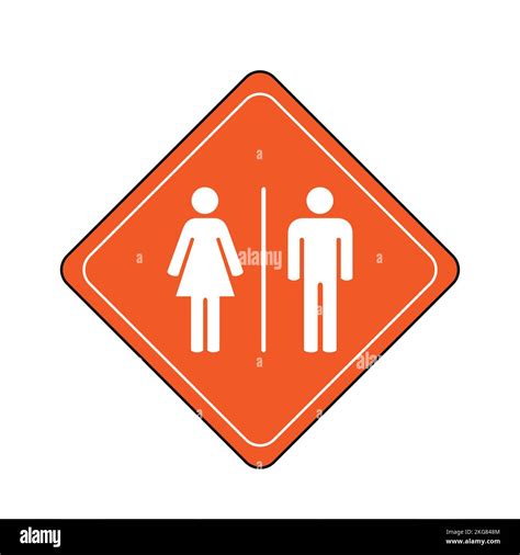 Wc Toilet Restroom Women Men Sign Stock Vector Image Art Alamy