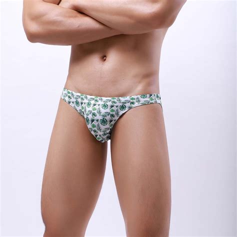 LSLJS Mens Bikini Swimwear Men S Sexy Low Rise Thong Swim Briefs Drawstring Sport Swimsuit