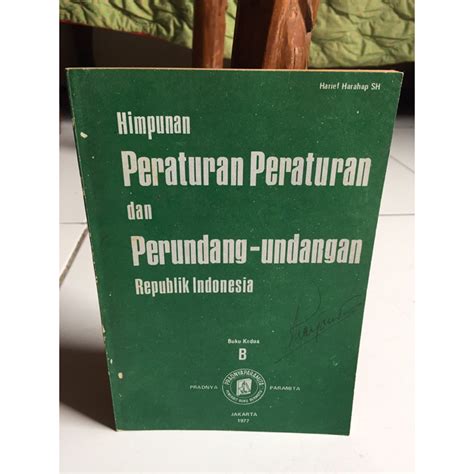 Jual Buku Ori Himpunan Peraturan Peraturan Dan Perundang Undangan Ri