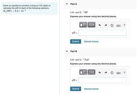 Solved Solve an equilibrium problem (using an ICE table) to | Chegg.com