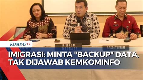 Imigrasi Ungkap Surati Kemkominfo Sejak April Untuk Minta Back Up Data