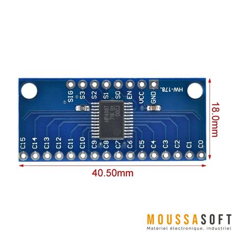 Module Cd Hc Multiplexeur D Multiplexeur Analog Digital Canaux