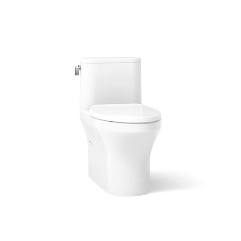 Kohler Spacity One-Piece Compact Elongated Toilet With Skirted Trapway