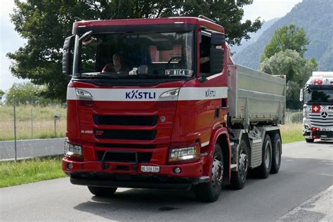 Scania R 650 Kipper Von Weider Erdarbeiten Ist Teilnehmer Einer Der