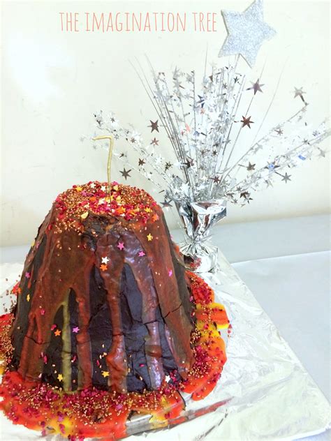 Volcano Piñata Cake Recipe - The Imagination Tree