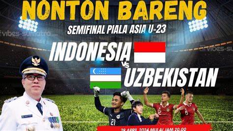 Dukung Timnas Indonesia Pj Bupati Muara Enim Gelar Nobar Semifinal