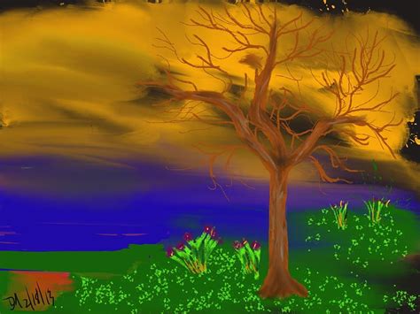Naked Tree Digital Art By Don Ackley Fine Art America