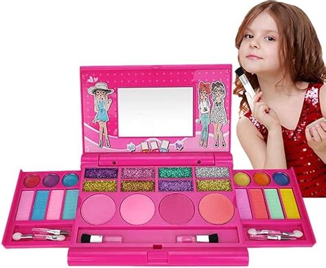 Kit De Maquiagem Infantil Para Meninas Brinquedo De Maquiagem Lavável Para Menina Kits De