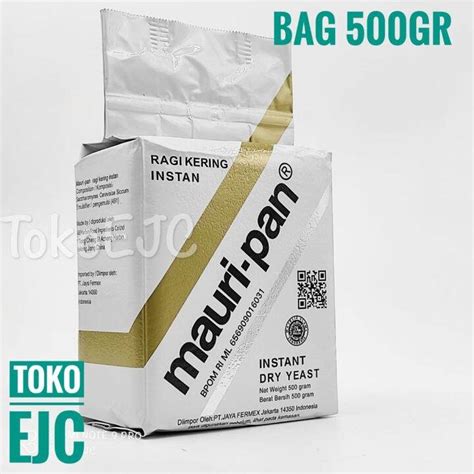 Ragi Instan Instant Dry Yeast Bahan Tambahan Mauripan Mauri Pan