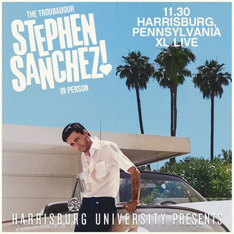 Stephen Sanchez Hu Presents Live