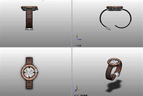 Wc机械手表（详细内部结构构造）3d模型图纸 Solidworks设计