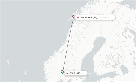 Direct Non Stop Flights From Oslo To Svolvaer Schedules