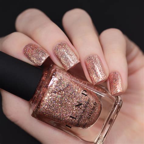 Juliette Rose Gold Nails Glitter Rose Gold Nail Polish Holographic