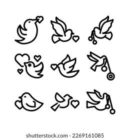 Spicy Hot Chili Pepper Icons Set Stock Vector Royalty Free