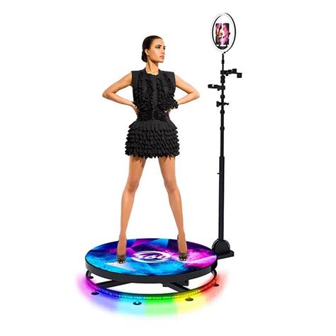 Rotating Slow Motion Kiosk Video 360 Degree Selfie Spinning Photo Booth