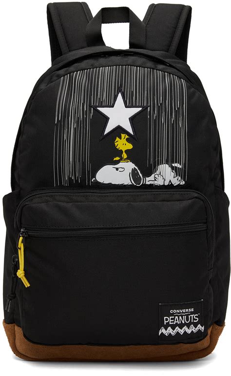 Converse Black Peanuts Edition Go Backpack Converse