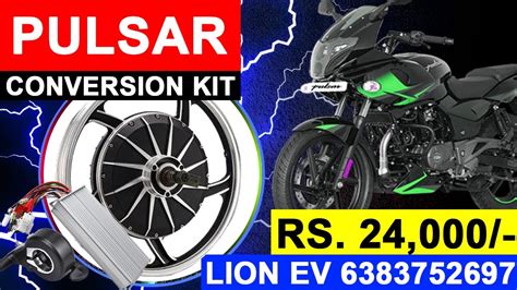 Bajaj Pulsar Electric Conversion Kit Pulsar Converted Into Electric