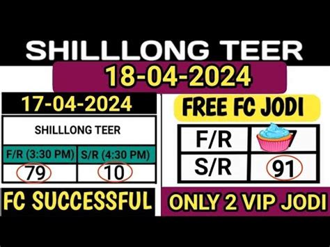 18 04 2024 Jt Shillong Target Greatest Success Shillong Teer Counter