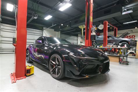 Nocturnal Black Toyota Gr Supra Bolt Ons And Tune National Speed