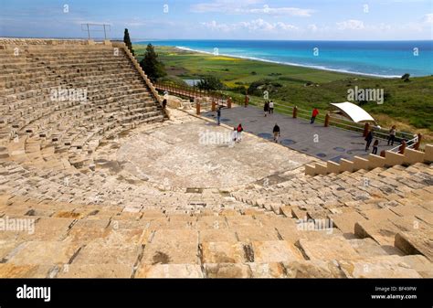 The Archaeological Site Of Kourion Ancient Theater 2th Century Ad