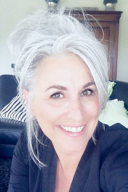 Hair Gray White Aging Gracefully 38 Ideas With Images Gray Hair