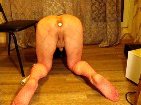 Shemale Trap Gaping Ass Butt Plugged Spreading Ass Photo AShemaletube